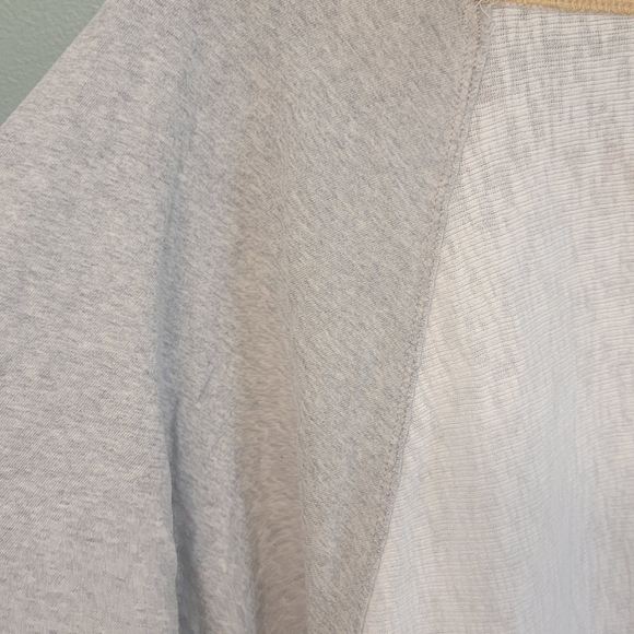 We The Free Womens Raglan Ivory Heather Oversize Top Size Large - Picture 8 of 10